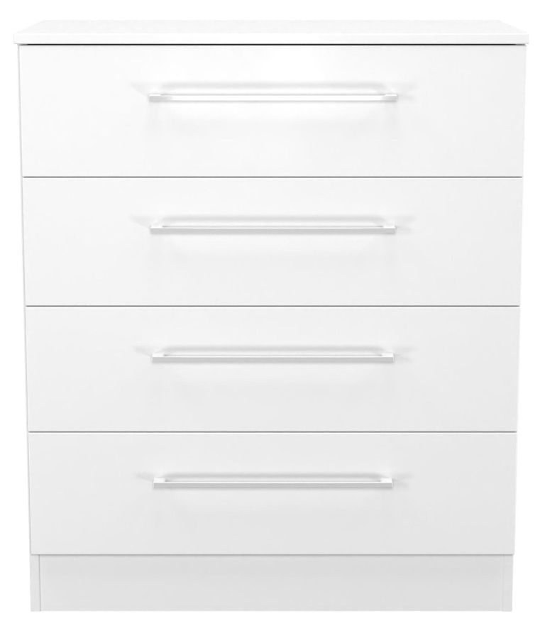 Worcester White 4 Drawer Chest