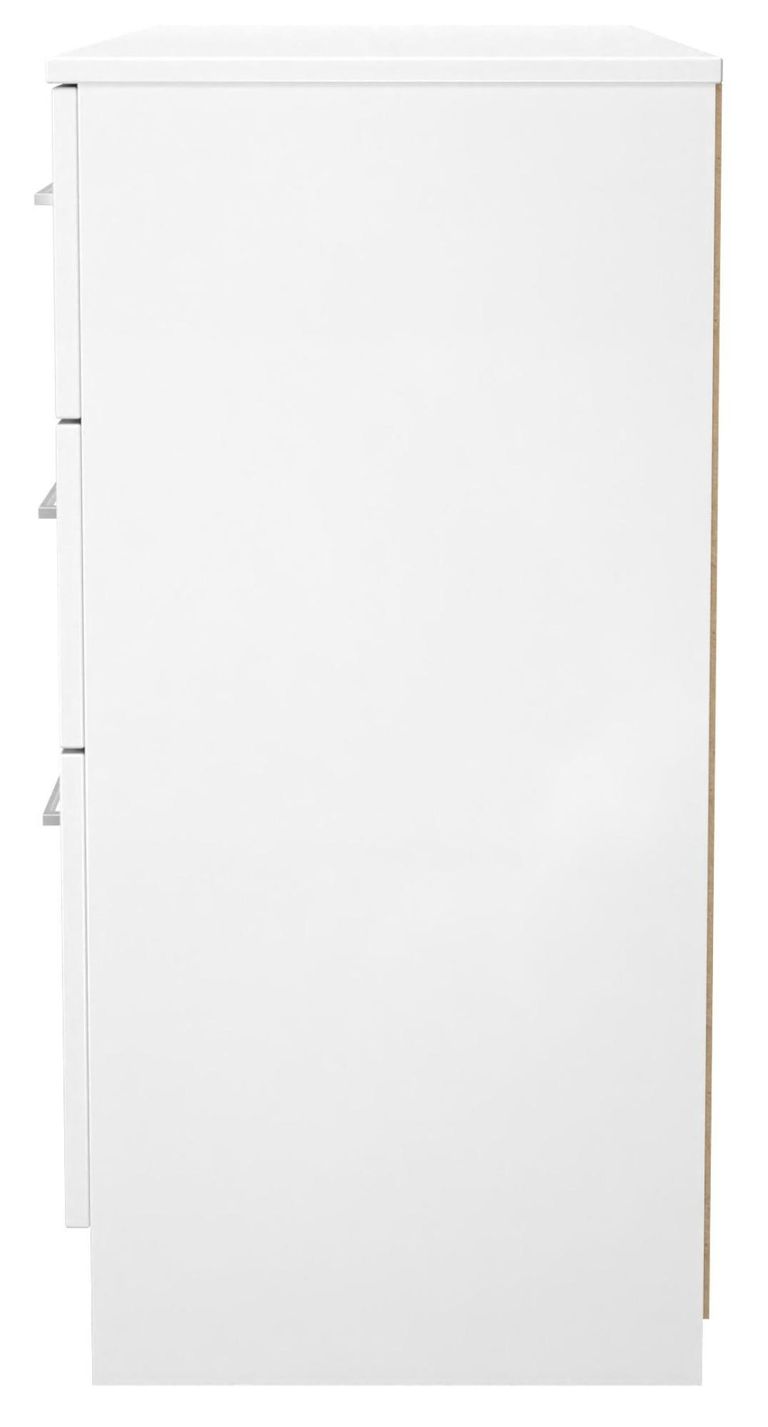 Worcester White 6 Drawer Midi Chest