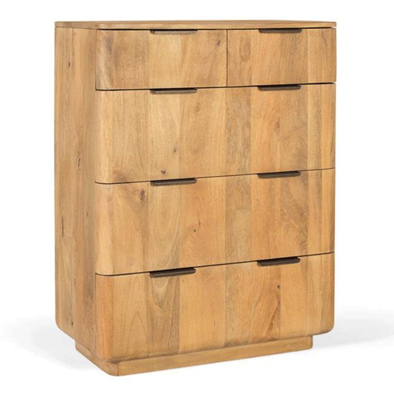 Wrenley Chest - 2+3 Drawer - Natural - Mango Wood