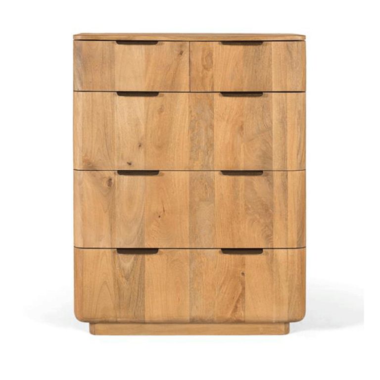 Wrenley Chest - 2+3 Drawer - Natural - Mango Wood
