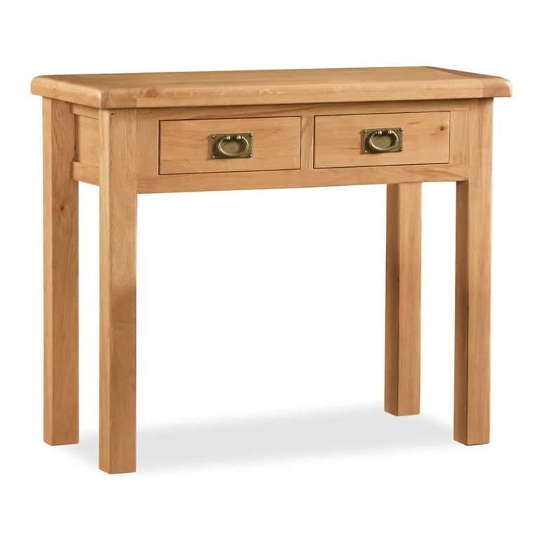Salisbury Premium Dressing Table - 2 Drawer - Oak