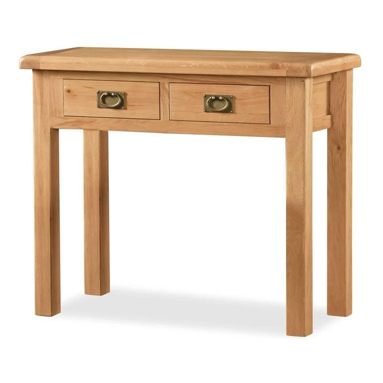 Salisbury Premium Dressing Table - 2 Drawer - Oak