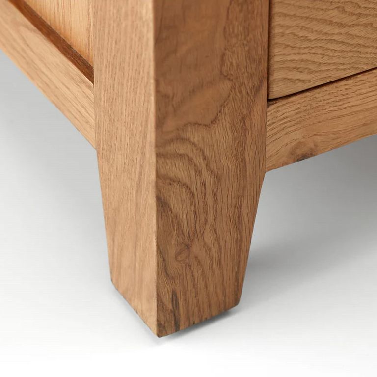 Marlborough Dressing Table - 4 Drawer - Single - Oak