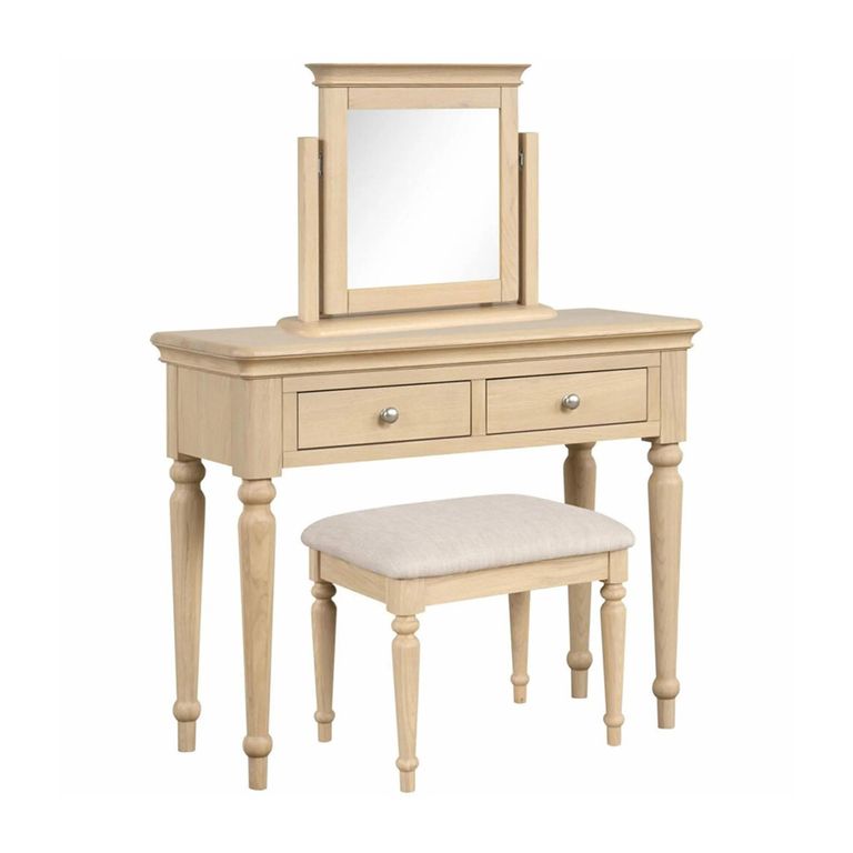 Cromwell Dressing Table - 2 Drawer - Oak
