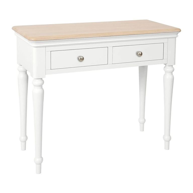 Cromwell Dressing Table - 2 Drawer - White Painted