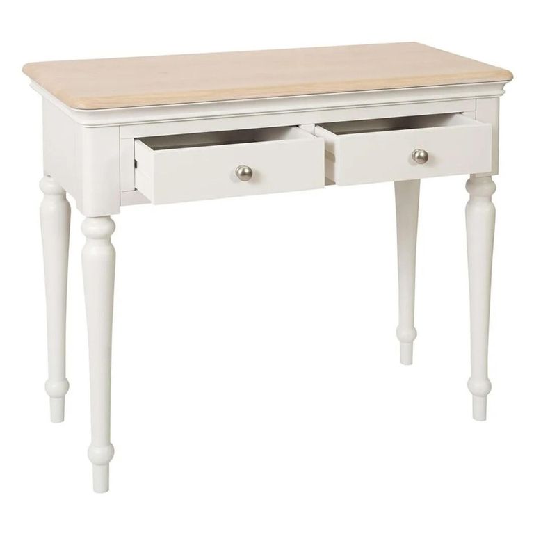 Cromwell Dressing Table - 2 Drawer - Grey Painted