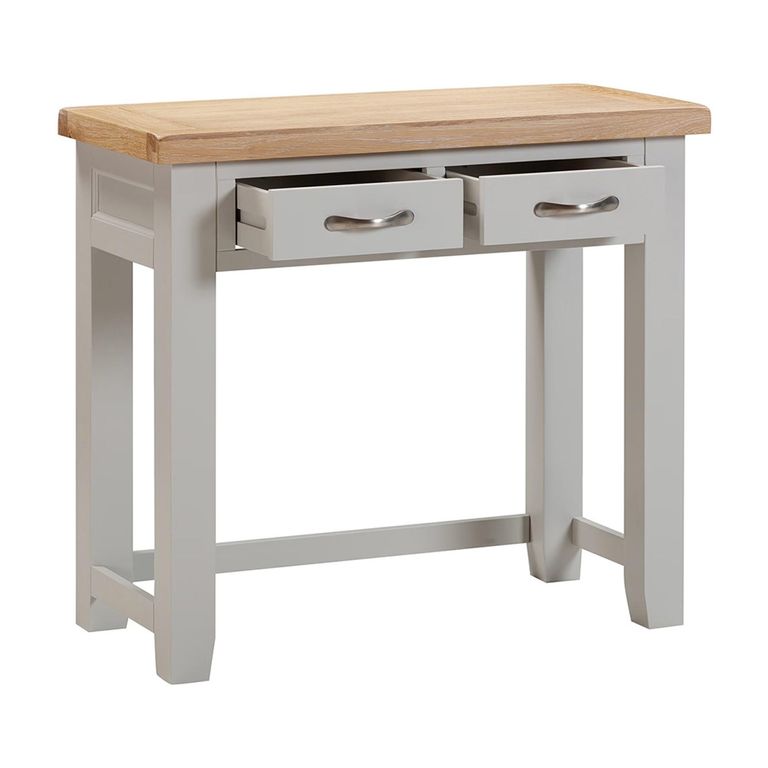 Wilmont Dressing Table - 2 Drawer - Grey Painted
