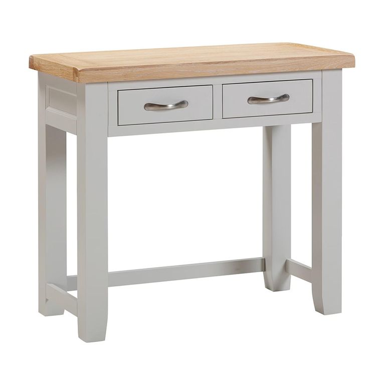 Wilmont Dressing Table - 2 Drawer - Grey Painted