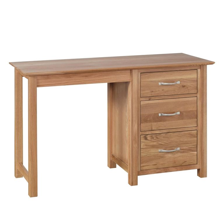 Nimbus Dressing Table - 3 Drawer Single - Oak