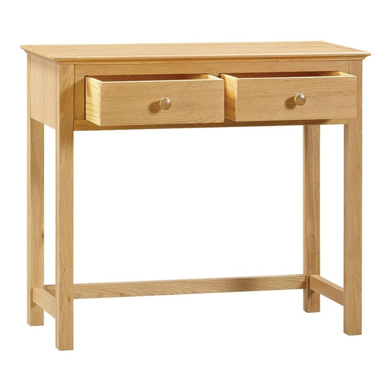 Arlington Dressing Table - 2 Drawer - Oak