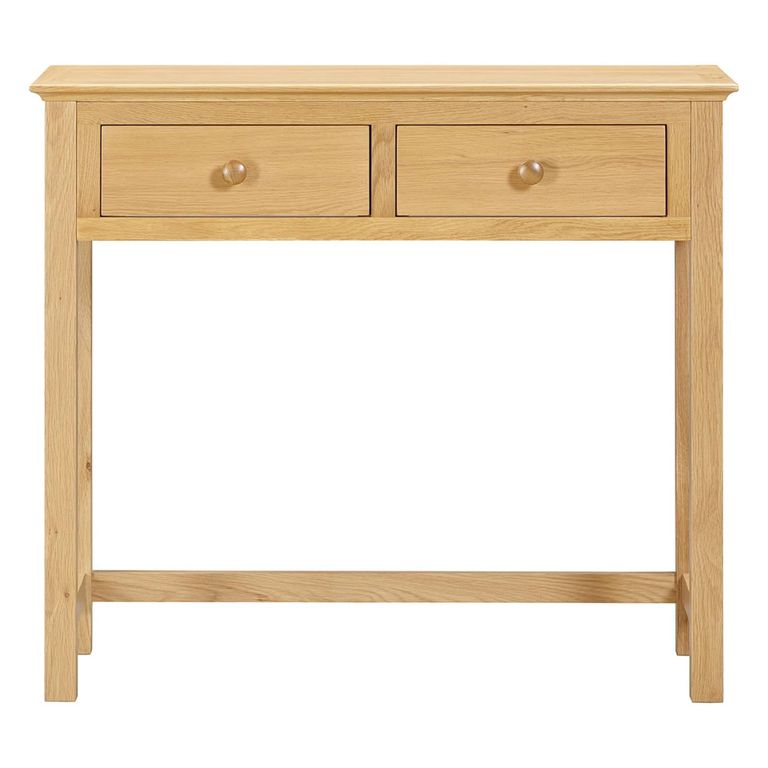 Arlington Dressing Table - 2 Drawer - Oak