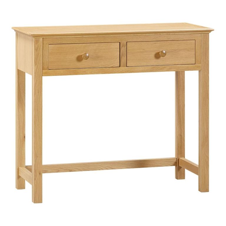 Arlington Dressing Table - 2 Drawer - Oak
