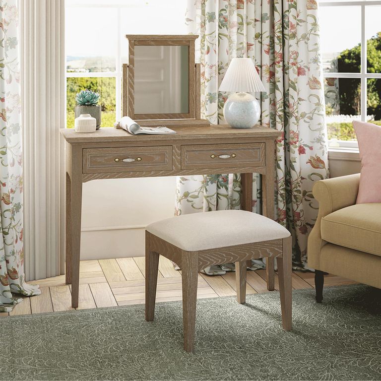 Ennis Dressing Set - 2 Drawer - Natural Matt Lacquered