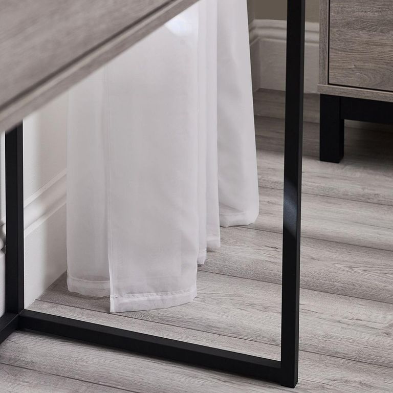 Bali Grey Oak Dressing Table - 2 Drawer