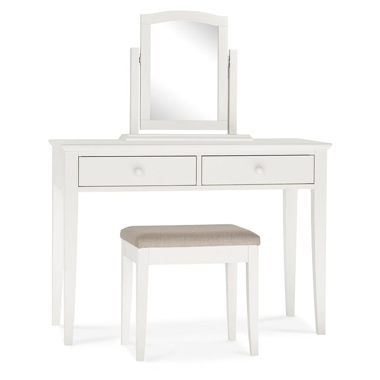 Ashby White Dressing Table - Drawer