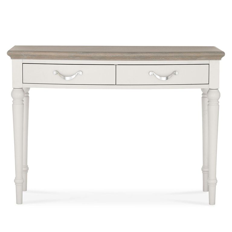Montreux Dressing Table - Grey Washed Oak & Soft Grey
