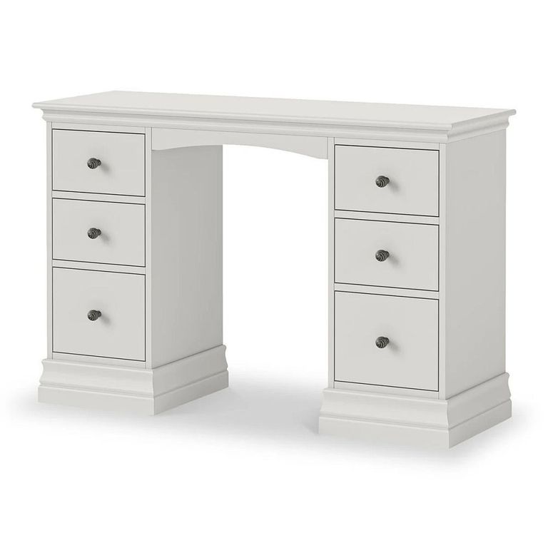 Bordeaux Double Dressing Table - 6 Drawer - Cotton