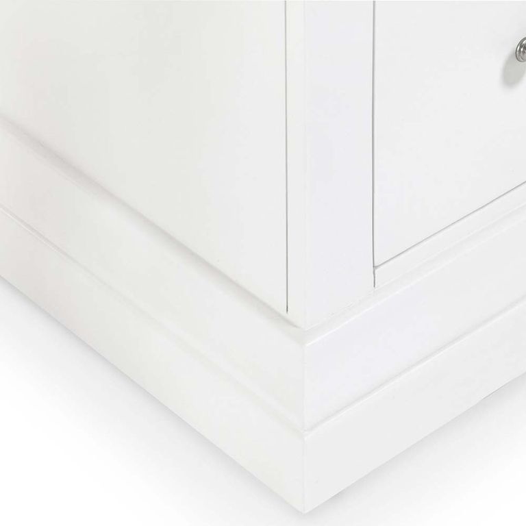 Clermont Double Dressing Table - 6 Drawer - White