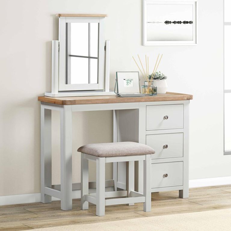 Hayley Dressing Set - Oak and White