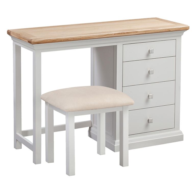 Cotswold Dressing Set - 4 Drawer - Oak and Painted