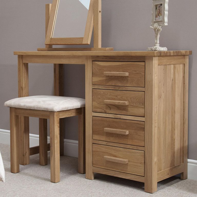 Opus Dressing Set - 4 Drawer - Oak