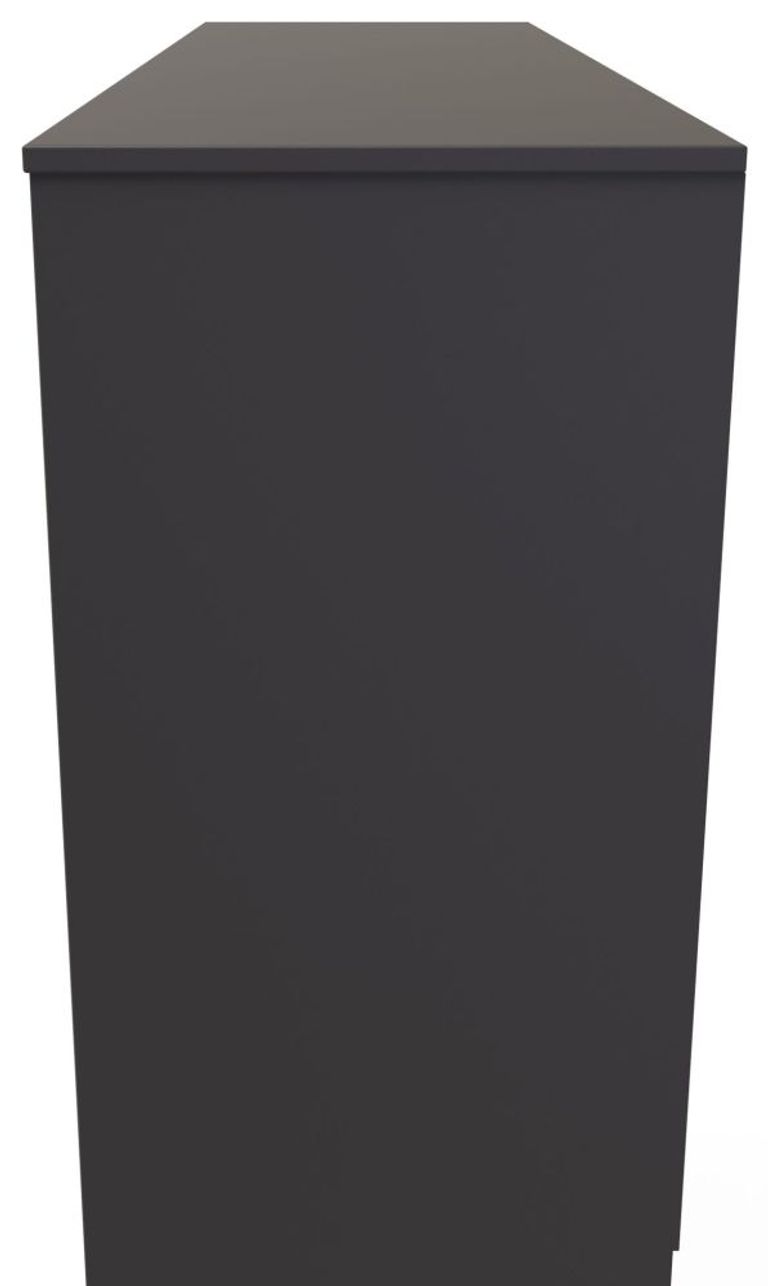 New York Graphite 6 Drawer Double Dressing Table