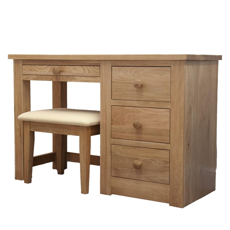 Torino Dressing Set - 4 Drawer - Oak