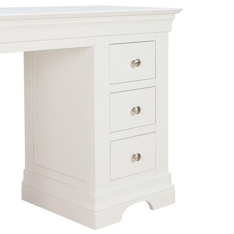 Paisley White Painted 3 Drawer Dressing Table
