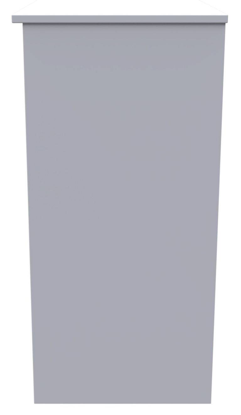 Plymouth White Gloss 3 Drawer Single Dressing Table