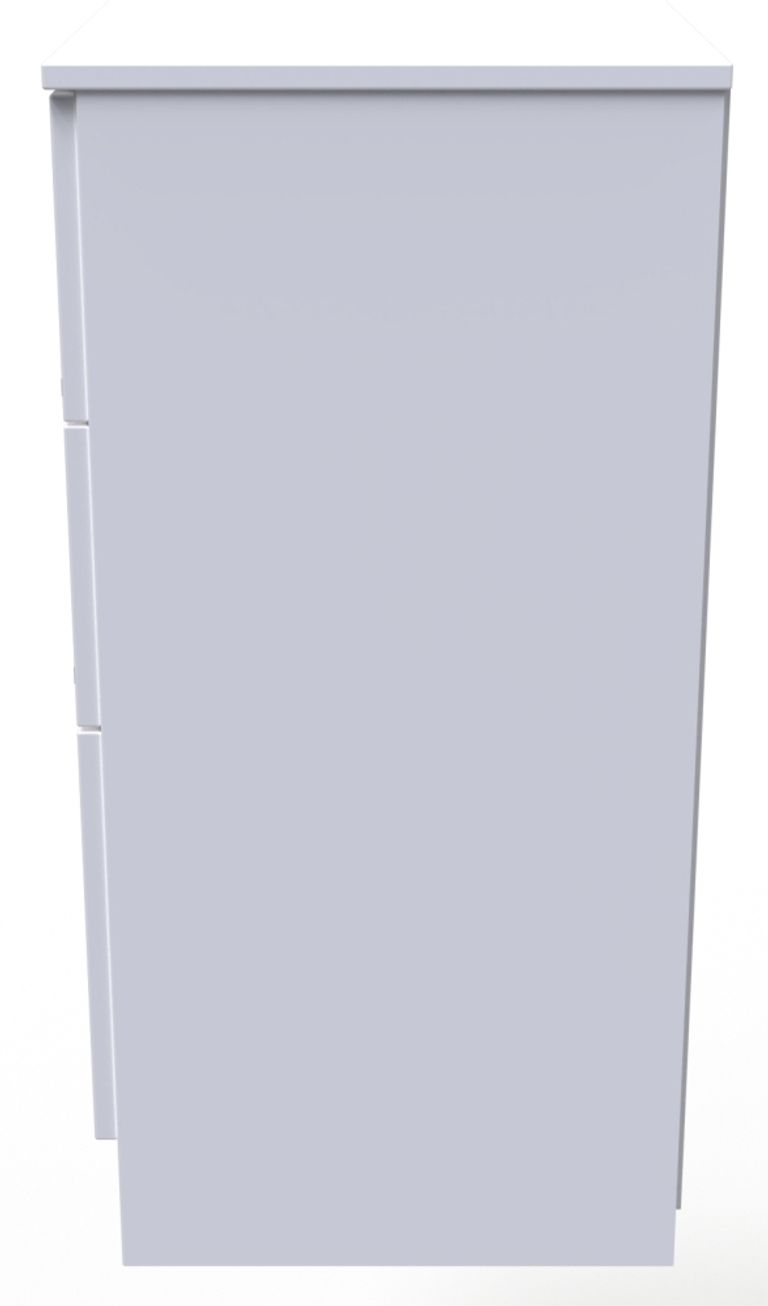 Plymouth White Gloss 6 Drawer Double Dressing Table