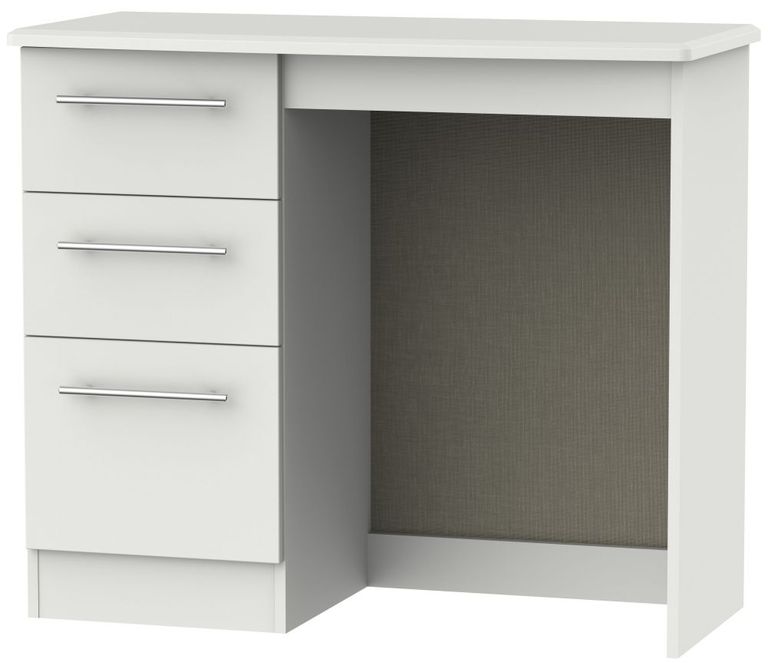 Sherwood Grey 3 Drawer Single Dressing Table