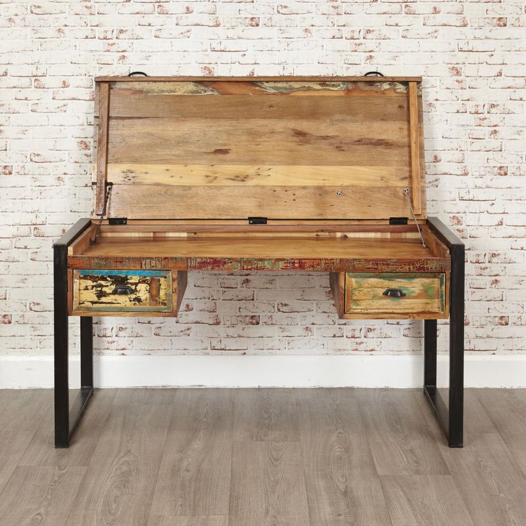 Urban Chic Reclaimed Dressing Table - 2 Drawer