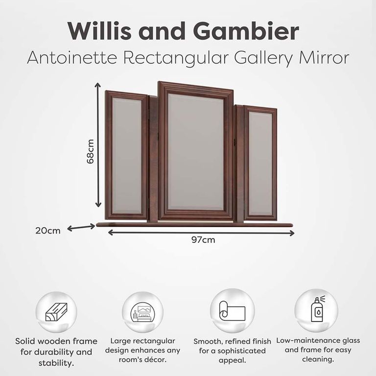 Antoinette Dressing Table Set - Cherrywood