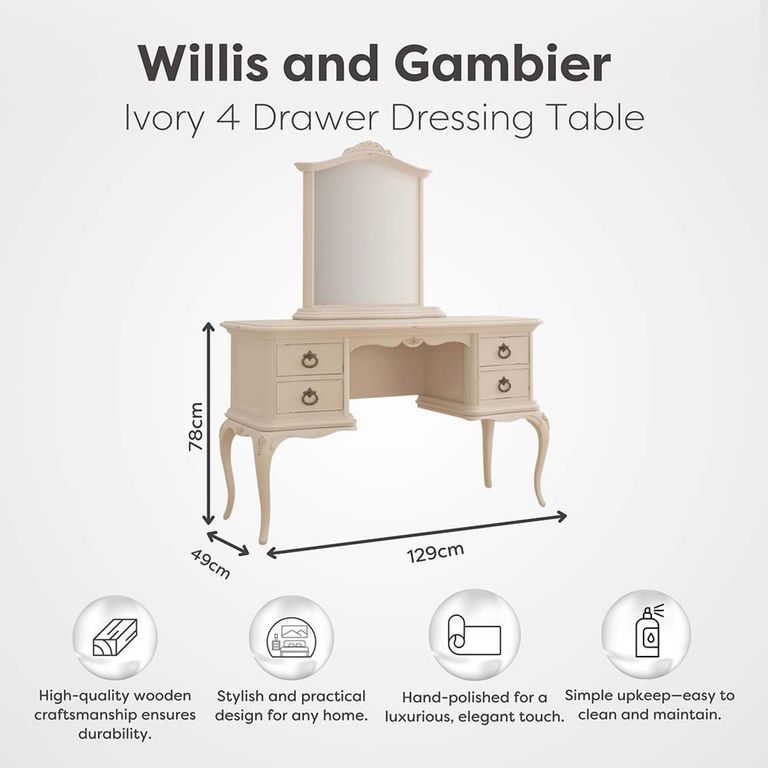 Ivory Dressing Table
