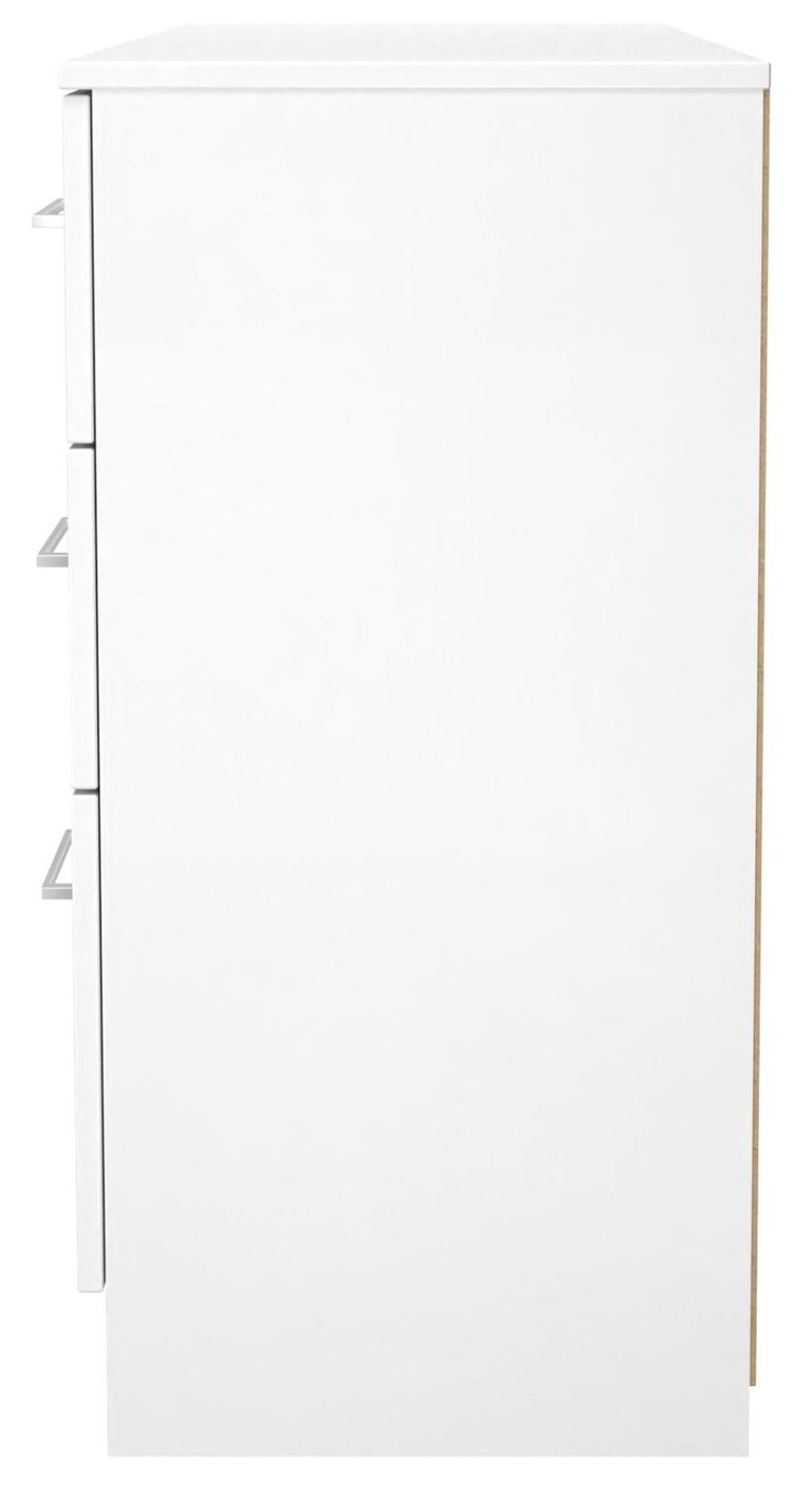 Worcester White 6 Drawer Double Dressing Table