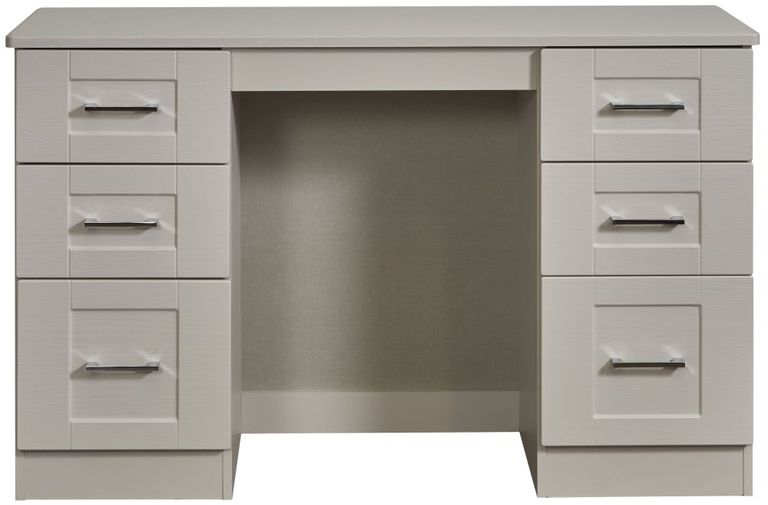 York Cashmere 6 Drawer Double Dressing Table