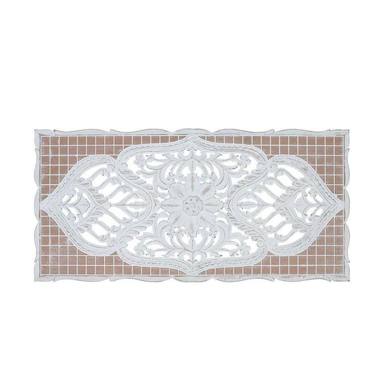 Clearance - Yurchen Headboard - Carved Mango Wood - 166cm - A513