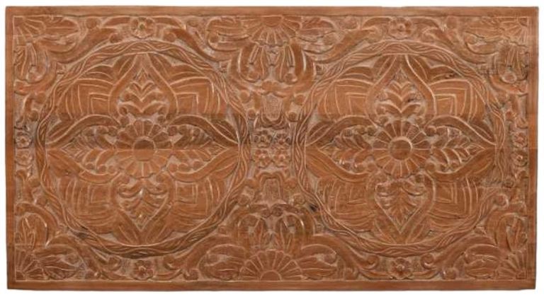 Carved Mango Wood Headboard