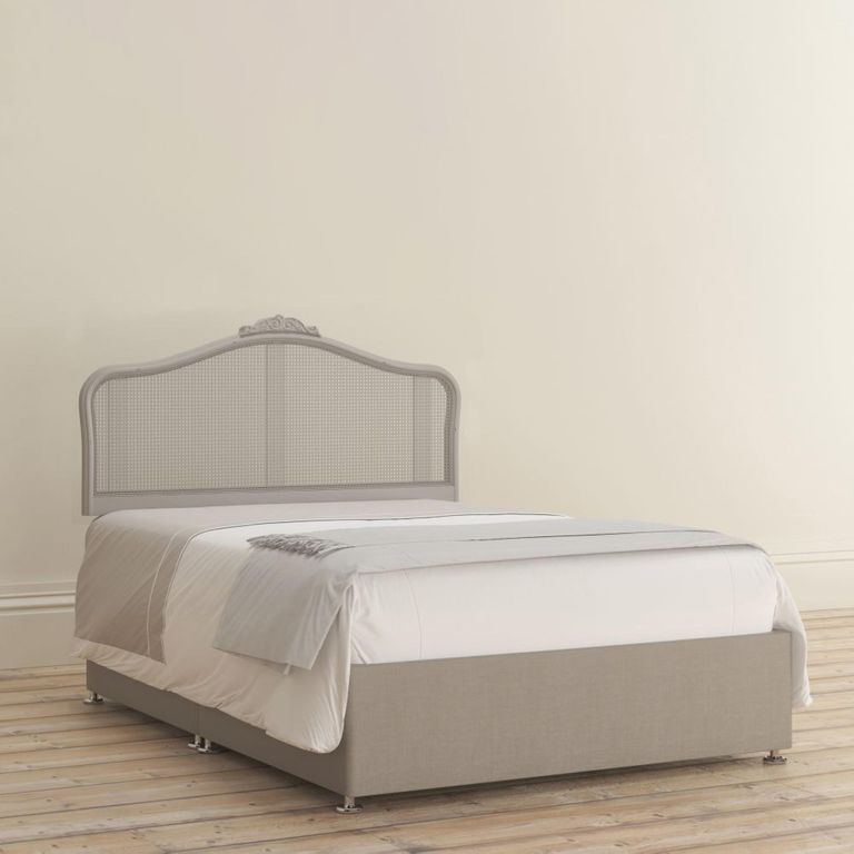 Etienne Rattan Headboard - Grey - Sizes Available