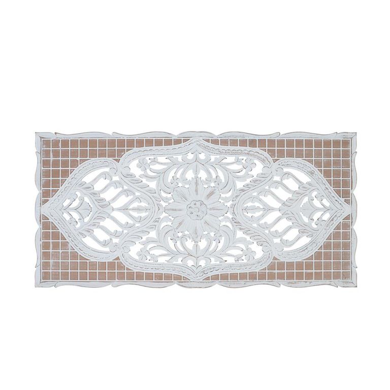 Yurchen Headboard - Carved Mango Wood - 166cm