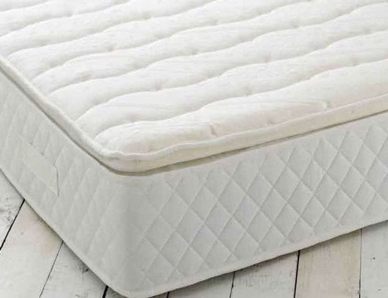 California Pillow Top 1000 Pocket Encapsulated Rolled Up Mattress