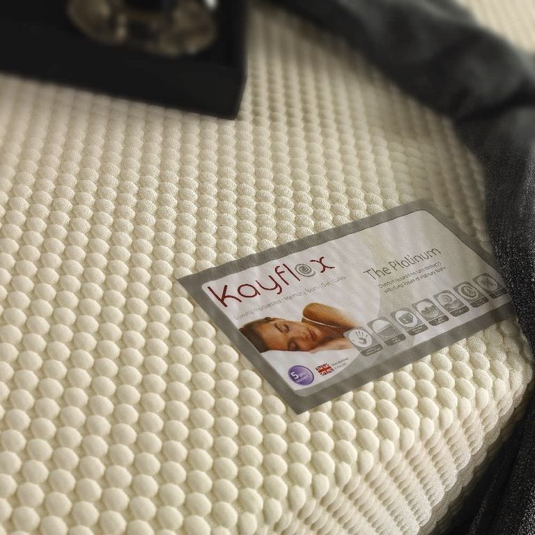 Platinum 17.5cm Reflex Visco Memory Foam Rolled Up Mattress