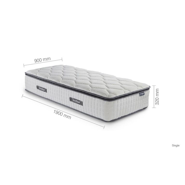 Sleepsoul Bliss Memory Foam Mattress - 800 Pocket Sprung - Sizes Available
