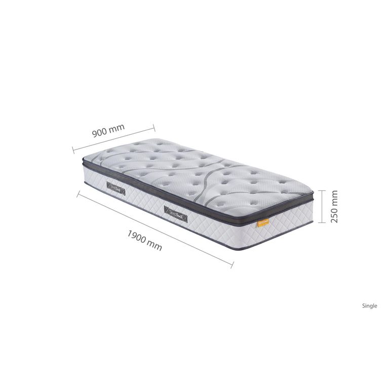 Sleepsoul Heaven Hybrid Mattress - 1000 Pocket Sprung - Sizes Available