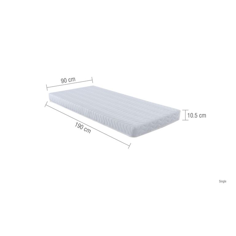 Sleepsoul Nimbus Mattress - 3ft Single - Foam