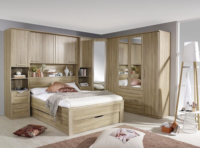 Rauch Rivera Sonoma Oak Overbed Unit - Variation Available