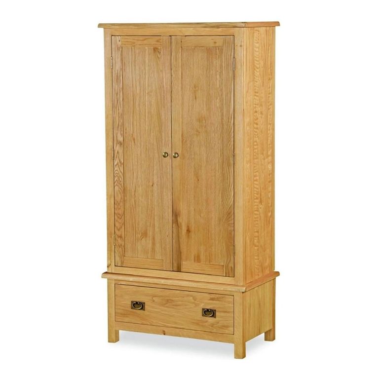 Salisbury Lite Wardrobe - 2 Door - 1 Drawer - Oak