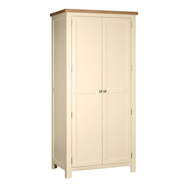 Lundy Wardrobe - 2 Door - Ivory Painted