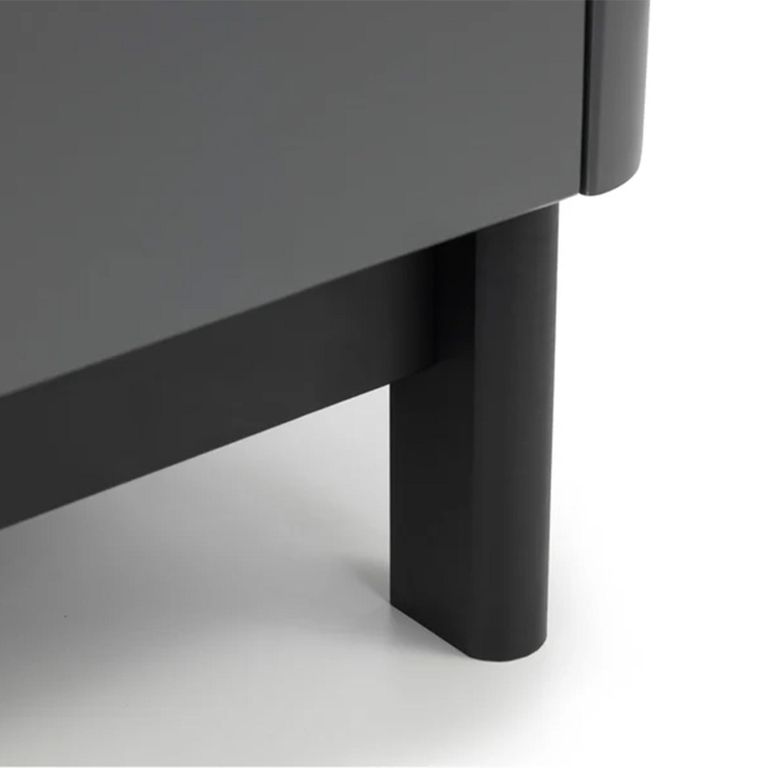 Chloe Double Wardrobe - 2 Door - 1 Drawer - Grey