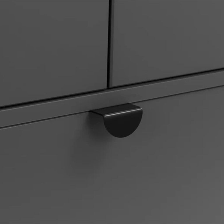 Chloe Double Wardrobe - 2 Door - 1 Drawer - Grey